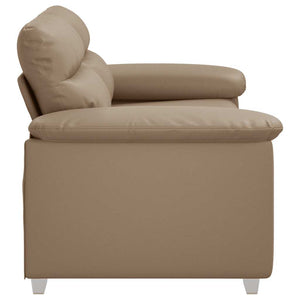 Διθέσιος Καναπές Cappuccino 160x81x84 εκ. από Συνθετικό Δέρμα - Pakobazaar