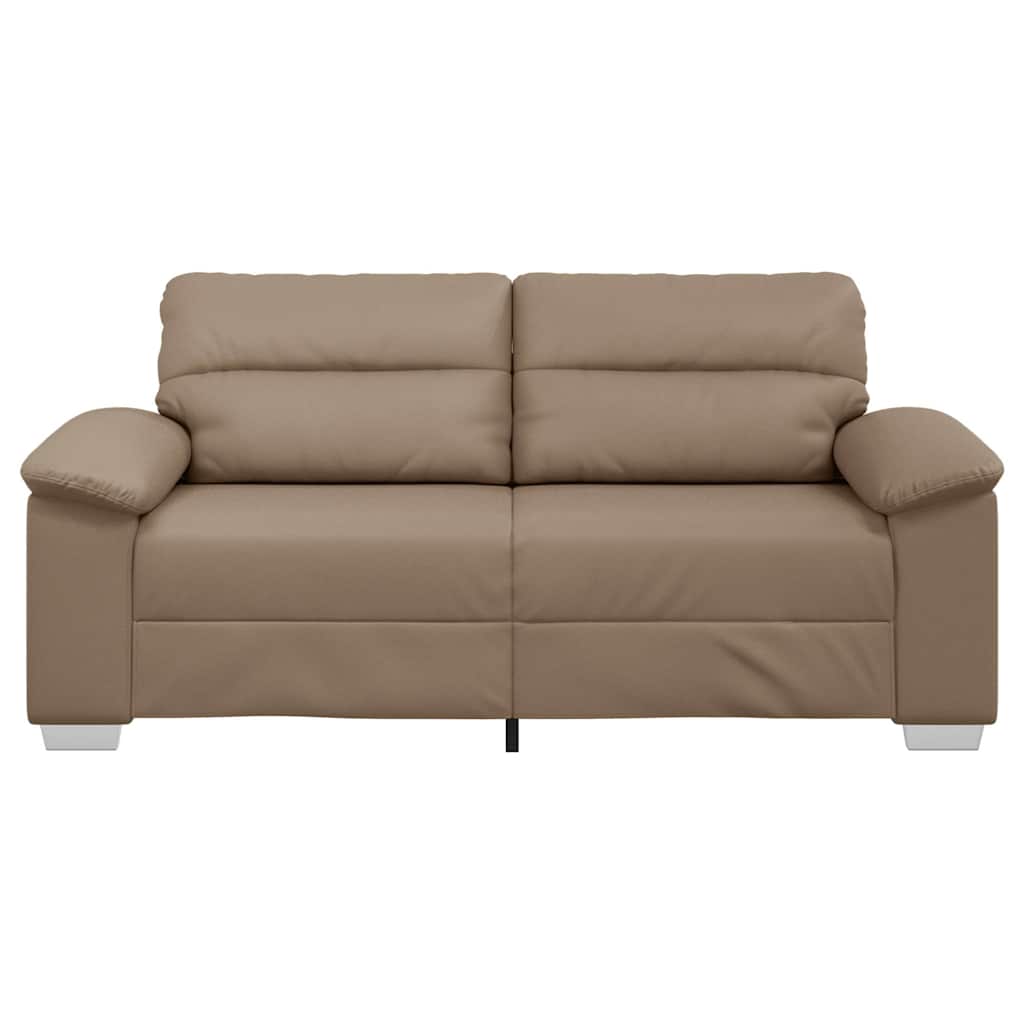 Διθέσιος Καναπές Cappuccino 180x81x84 εκ. από Συνθετικό Δέρμα - Pakobazaar
