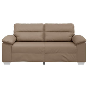 Διθέσιος Καναπές Cappuccino 180x81x84 εκ. από Συνθετικό Δέρμα - Pakobazaar