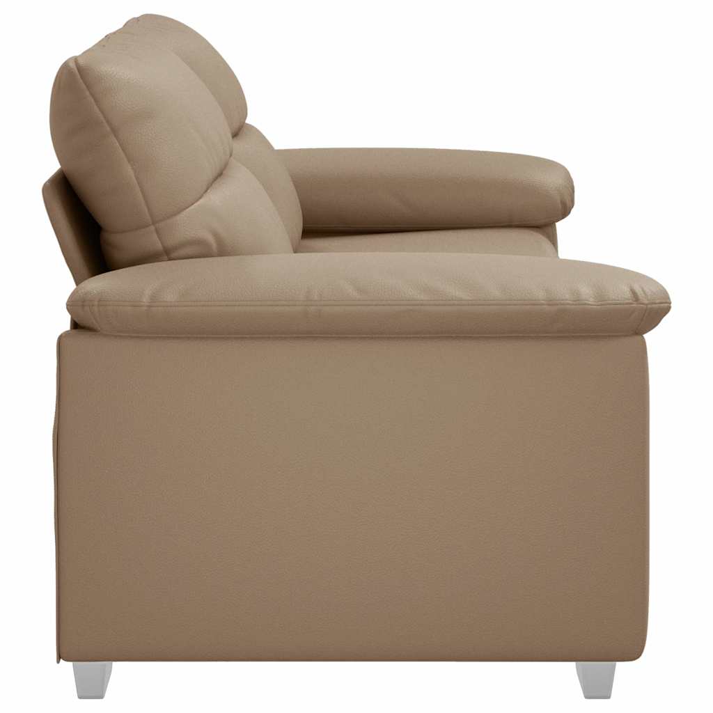 Διθέσιος Καναπές Cappuccino 180x81x84 εκ. από Συνθετικό Δέρμα - Pakobazaar