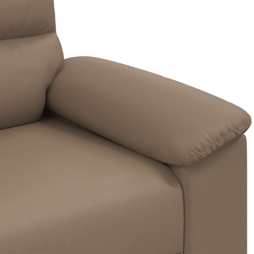 Διθέσιος Καναπές Cappuccino 180x81x84 εκ. από Συνθετικό Δέρμα - Pakobazaar