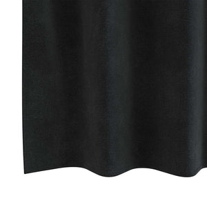 Κουρτίνες συσκότισης 2 τμχ. Μαύρο 140 x 260 cm Βελούδο