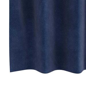 Κουρτίνες συσκότισης 2 pcs Σκούρο Μπλε 140 x 140 cm Βελούδο - Pakobazaar