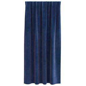 Κουρτίνες συσκότισης 2 pcs Σκούρο Μπλε 140 x 175 cm Βελούδο - Pakobazaar