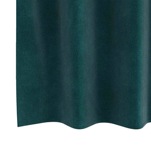Κουρτίνες συσκότισης 2 pcs Σκούρο Πράσινο 140 x 260 cm Βελούδο - Pakobazaar