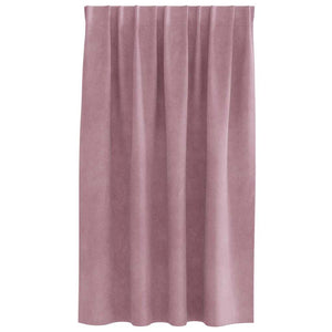 Κουρτίνες συσκότισης 2 pcs Σκούρο ροζ 140 x 140 cm Βελούδο - Pakobazaar