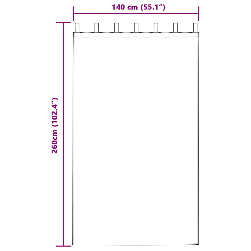 Κουρτίνες συσκότισης 2 pcs Σκούρο ροζ 140 x 260 cm Βελούδο - Pakobazaar