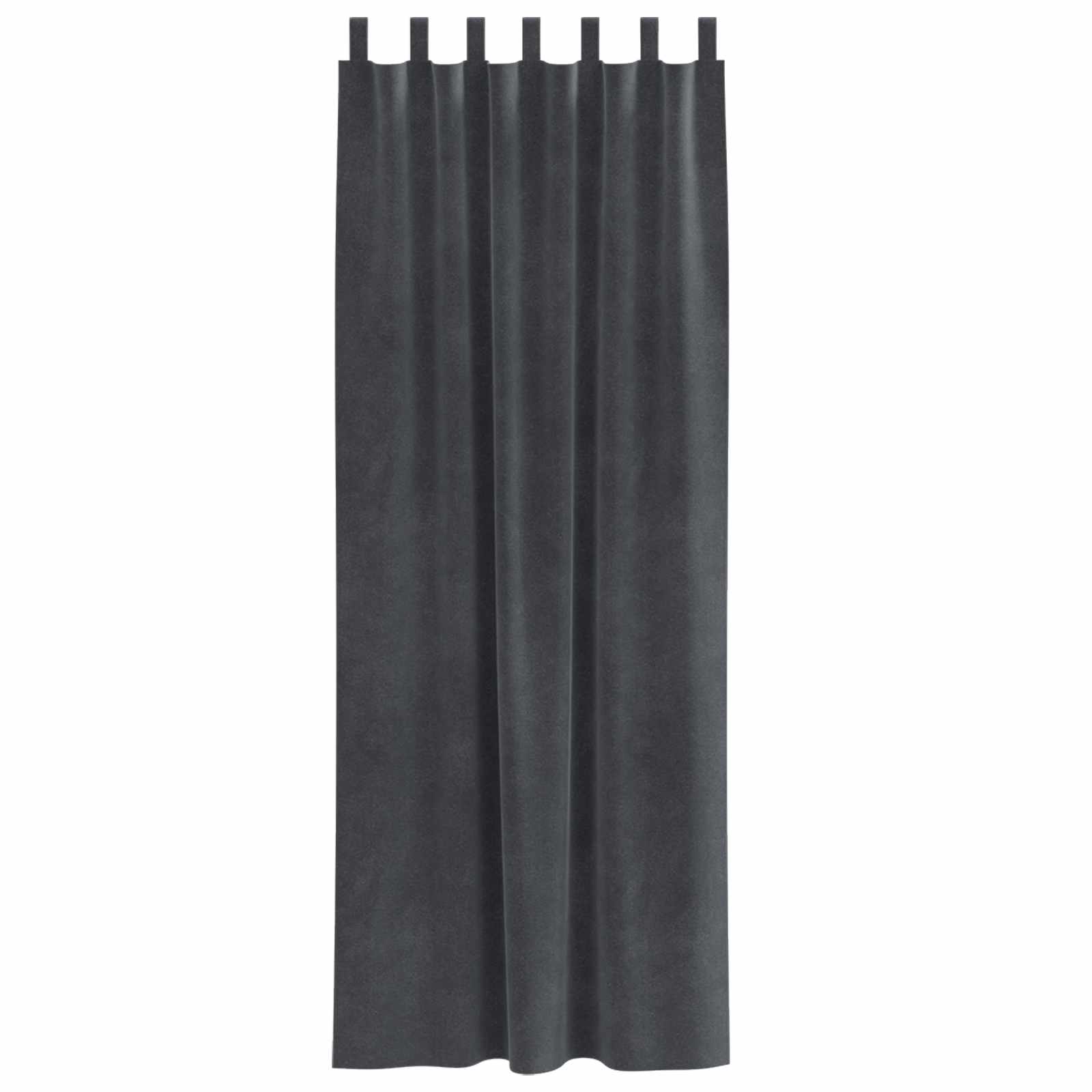 Κουρτίνες συσκότισης 2 pcs Ανοιχτό γκρι 140 x 260 cm Βελούδο
