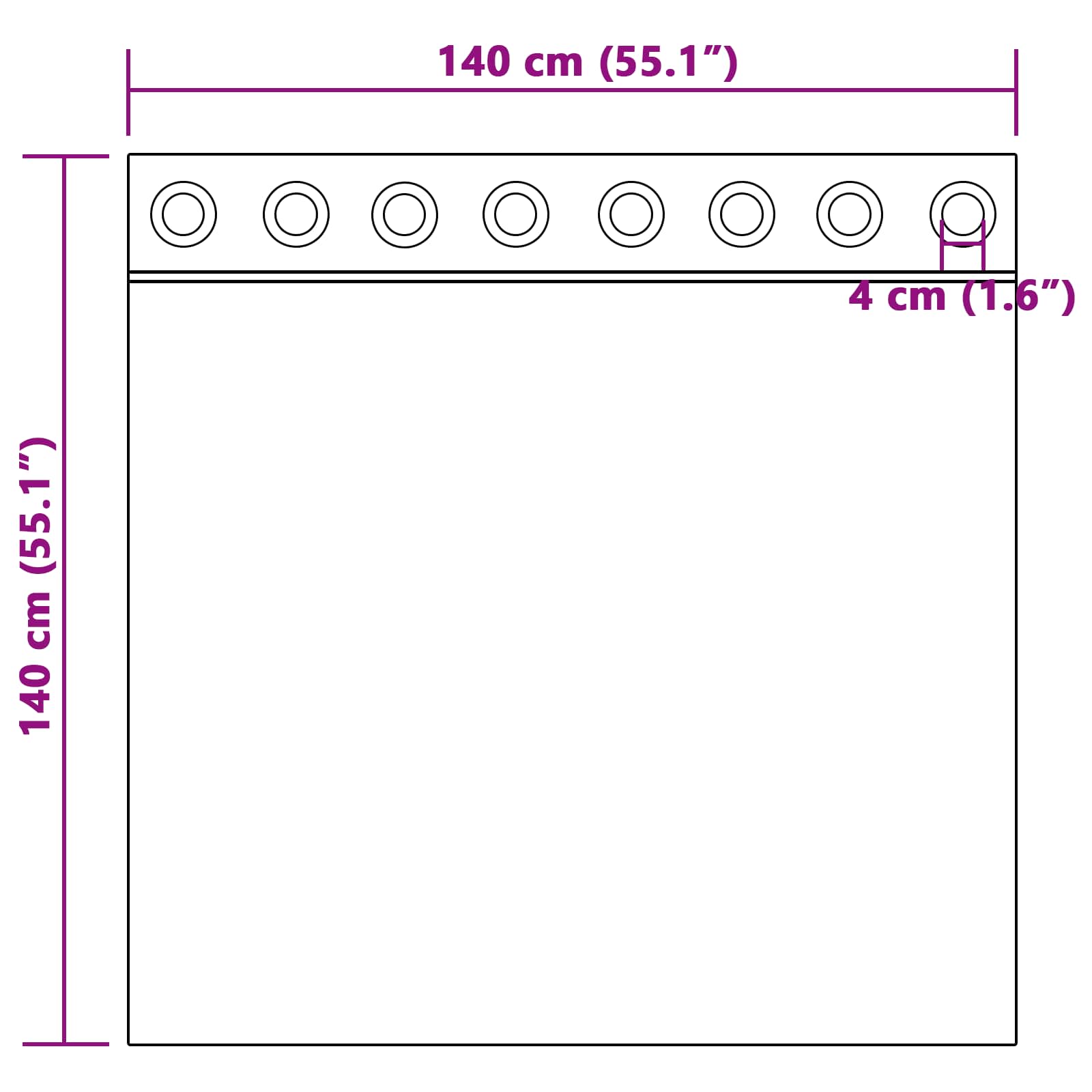 Κουρτίνες συσκότισης 2 pcs Κόκκινο 140 x 140 cm Βελούδο