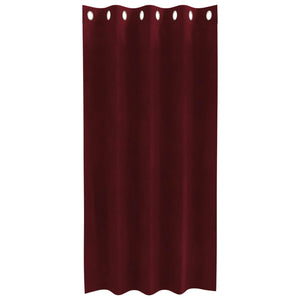 Κουρτίνες συσκότισης 2 pcs Κόκκινο 140 x 175 cm Βελούδο - Pakobazaar