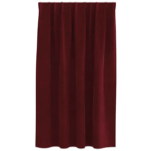 Κουρτίνες συσκότισης 2 pcs Κόκκινο 140 x 140 cm Βελούδο - Pakobazaar