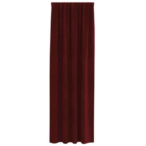Κουρτίνες συσκότισης 2 pcs Κόκκινο 140 x 260 cm Βελούδο - Pakobazaar