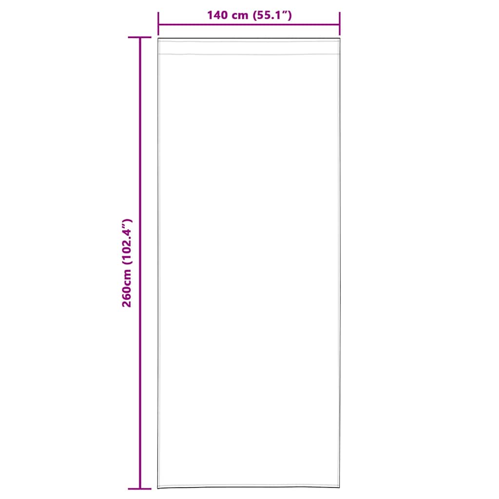 Κουρτίνες συσκότισης 2 pcs Κόκκινο 140 x 260 cm Βελούδο - Pakobazaar