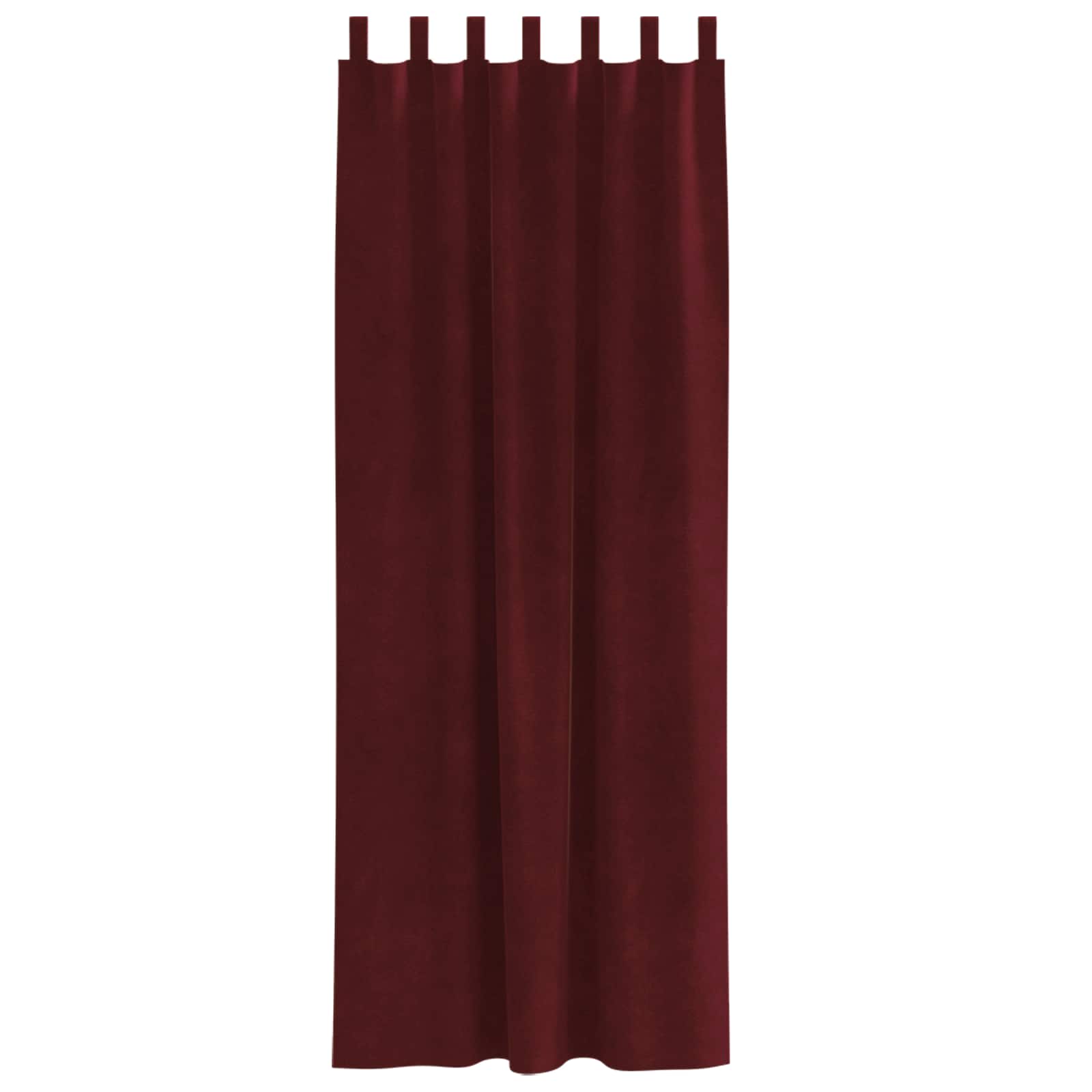 Κουρτίνες συσκότισης 2 pcs Κόκκινο 140 x 245 cm Βελούδο - Pakobazaar