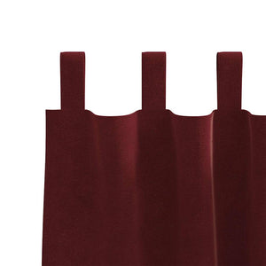 Κουρτίνες συσκότισης 2 pcs Κόκκινο 140 x 260 cm Βελούδο - Pakobazaar