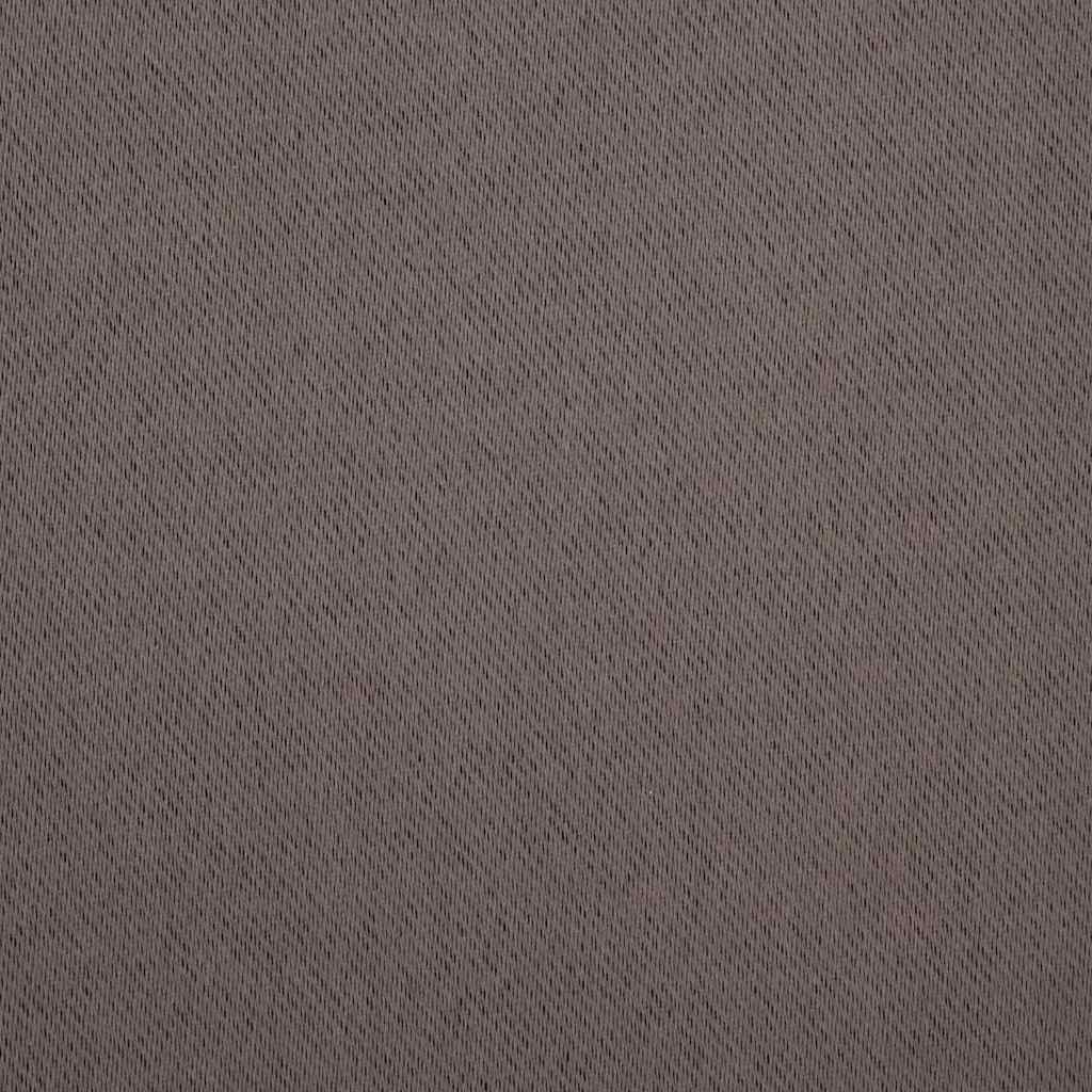 Κουρτίνες Μαύρης Ύφανσης με Δαχτυλίδια 2 pcs Σκούρο Καφέ