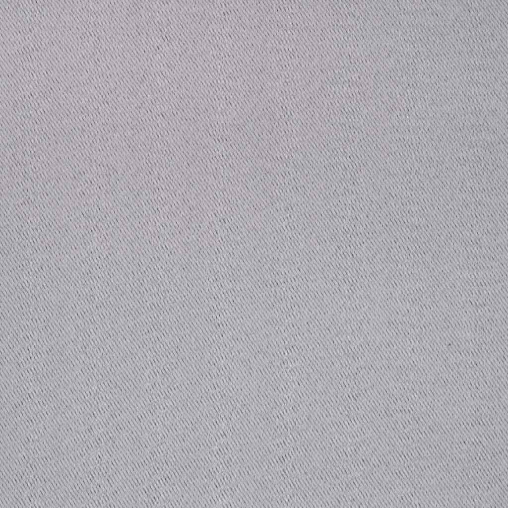 Κουρτίνες Μαύρης Ύφανσης με Δαχτυλίδια 2 pcs Μεταλλικό γκρι