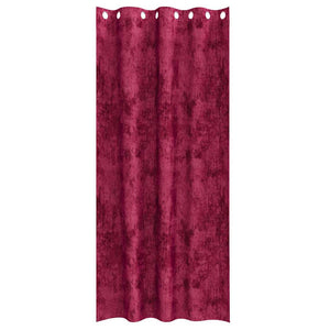 Βελούδινες Κουρτίνες 2 pcs Κόκκινο 260 x 140 εκ. Βελούδο - Pakobazaar