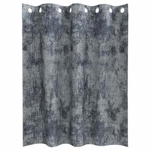 Βελούδινες Κουρτίνες 2 τμχ. Ασημί Γκρι 140 x 140 cm Βελούδο