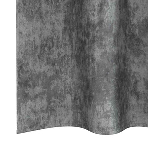 Βελούδινες Κουρτίνες 2 τμχ. Γκρι 140 x 140 cm Βελούδο
