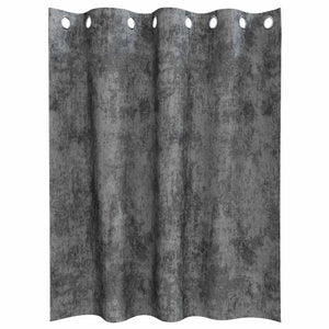 Βελούδινες Κουρτίνες 2 τμχ. Γκρι 140 x 140 cm Βελούδο