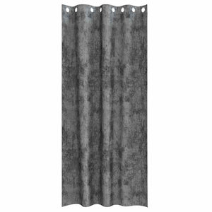 Βελούδινες Κουρτίνες 2 τμχ. Γκρι 225 x 140 εκ. Βελούδο