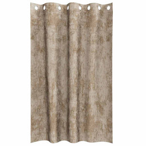 Βελούδινες Κουρτίνες 2 pcs Μπρονζέ 175 x 140 εκ. Βελούδο - Pakobazaar
