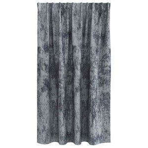 Βελούδινες Κουρτίνες 2 τμχ. Ασημί Γκρι 140 x 140 cm Βελούδο