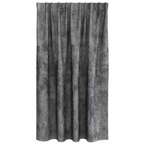 Βελούδινες Κουρτίνες 2 τμχ. Γκρι 140 x 140 cm Βελούδο