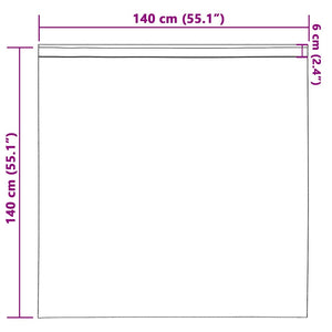 Βελούδινες Κουρτίνες 2 τμχ. Καφέ 140 x 140 cm Βελούδο