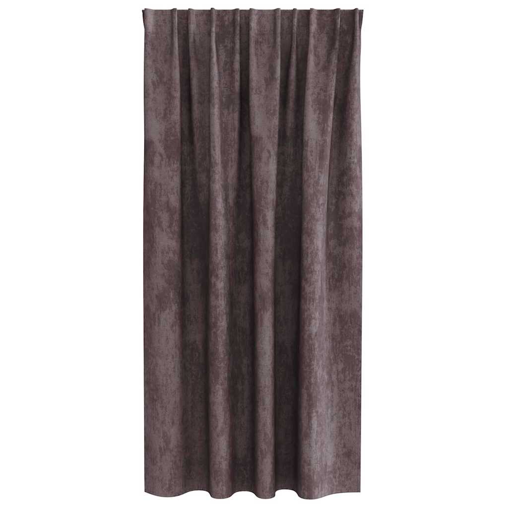 Βελούδινες Κουρτίνες 2 pcs Καφέ 175 x 140 εκ. Βελούδο