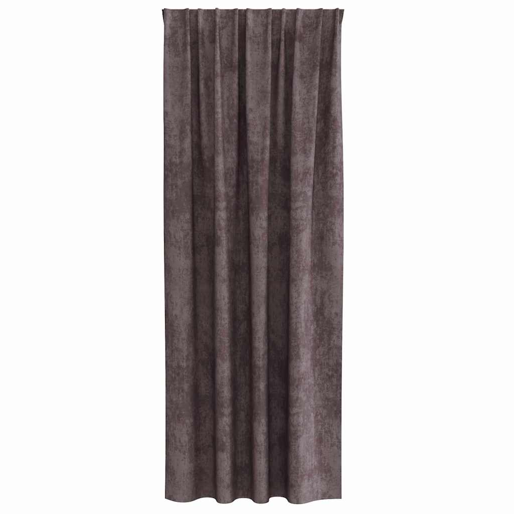 Βελούδινες Κουρτίνες 2 pcs Καφέ 225 x 140 εκ. Βελούδο