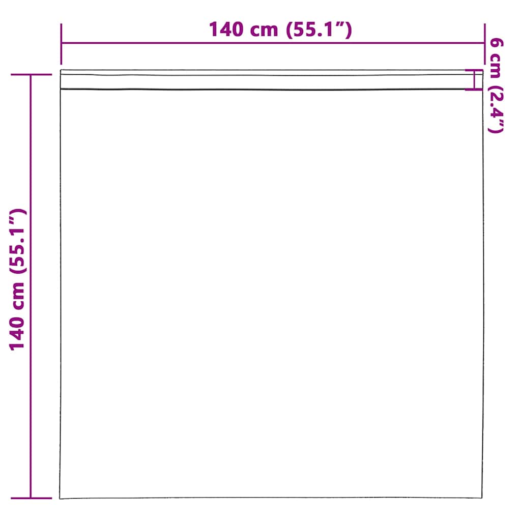 Βελούδινες Κουρτίνες 2 pcs Κρεμ 140 x 140 cm Βελούδο