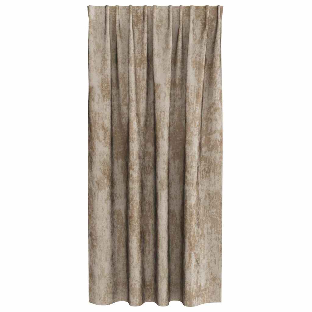 Βελούδινες Κουρτίνες 2 pcs Μπρονζέ 175 x 140 εκ. Βελούδο