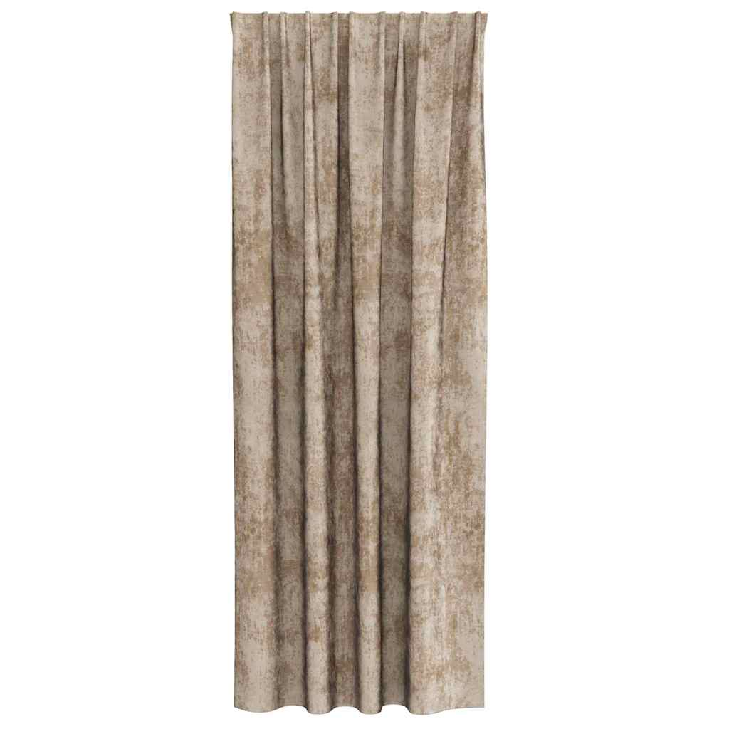 Βελούδινες Κουρτίνες 2 pcs Μπρονζέ 225 x 140 εκ. Βελούδο