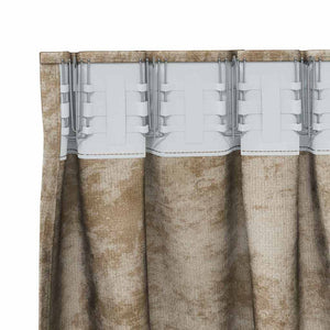 Βελούδινες Κουρτίνες 2 pcs Μπρονζέ 260 x 140 εκ. Βελούδο - Pakobazaar