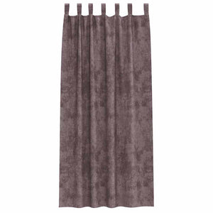 Βελούδινες Κουρτίνες 2 τμχ. Καφέ 245 x 140 εκ. Βελούδο