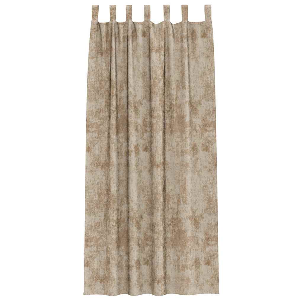 Βελούδινες Κουρτίνες 2 pcs Μπρονζέ 260 x 140 εκ. Βελούδο