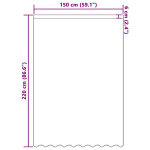 Κουρτίνα Δαντέλας Λευκό 220x150εκ Πολυεστέρας