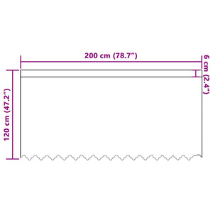Κουρτίνα Δαντέλας Λευκό 120 x 200 cm Πολυεστέρας