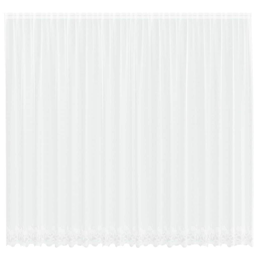 Κουρτίνα Δαντέλας με κουρτίνες Λευκό 280 x 500 εκ Πολυεστέρας