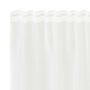 Κουρτίνα Δαντέλας με κουρτίνες Λευκό 140 x 150 cm Πολυεστέρας - Pakobazaar