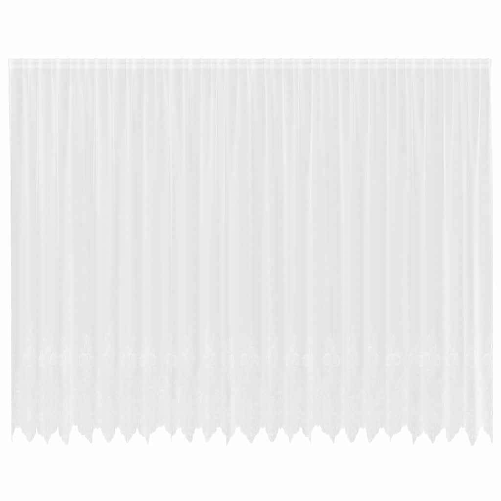 Κουρτίνα Δαντέλας με κουρτίνες Λευκό 300 x 600 cm Πολυεστέρας