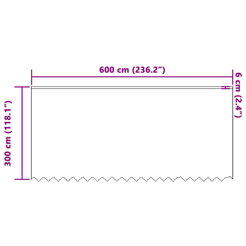 Κουρτίνα Δαντέλας με κουρτίνες Λευκό 300 x 600 cm Πολυεστέρας