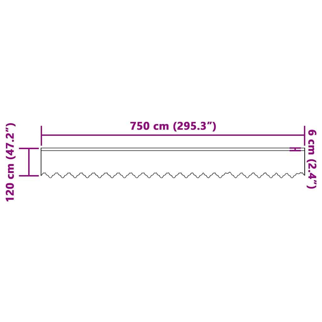 Κουρτίνα Δαντέλας με κουρτίνες Λευκό 120 x 750 εκ Πολυεστέρας