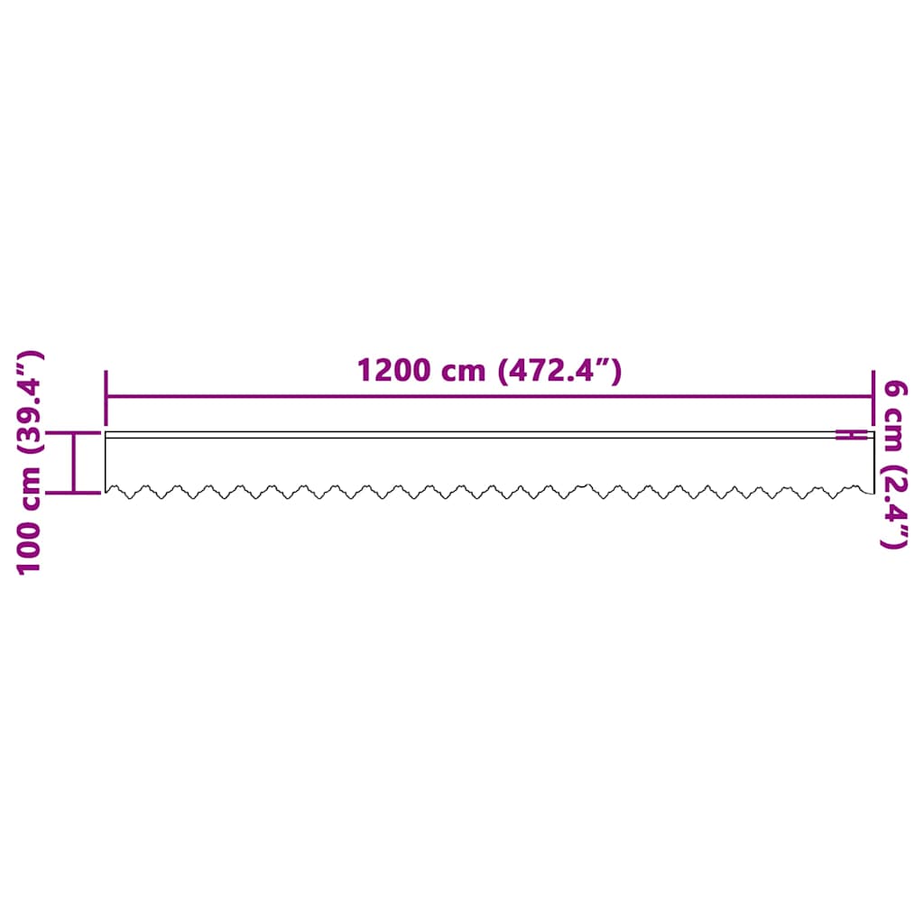 Κουρτίνα Δαντέλας με κουρτίνες Λευκό 100 x 1200 cm Πολυεστέρας