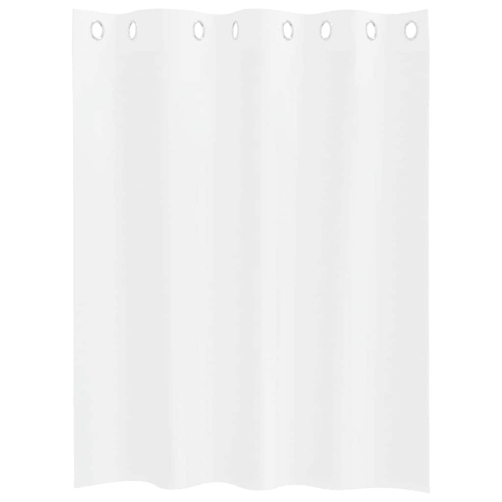 Κουρτίνα βυσσινί 2 pcs Λευκό 140 x 140 cm Πολυεστέρας - Pakobazaar