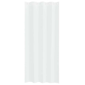 Κουρτίνα βυσσινί 2 pcs Λευκό 260 x 140 εκ. Πολυεστέρας - Pakobazaar