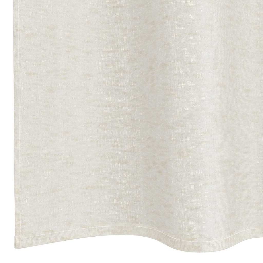 Κουρτίνα βυσσινί 2 pcs Κρεμ 140 x 140 cm Πολυεστέρας