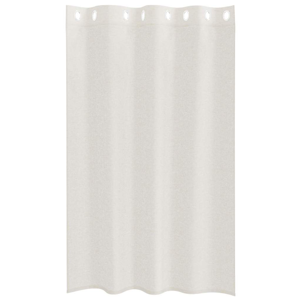Κουρτίνα βυσσινί 2 pcs Κρεμ 175 x 140 εκ. Πολυεστέρας